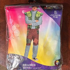 Trolls World Tour Branch Adult Halloween Costume